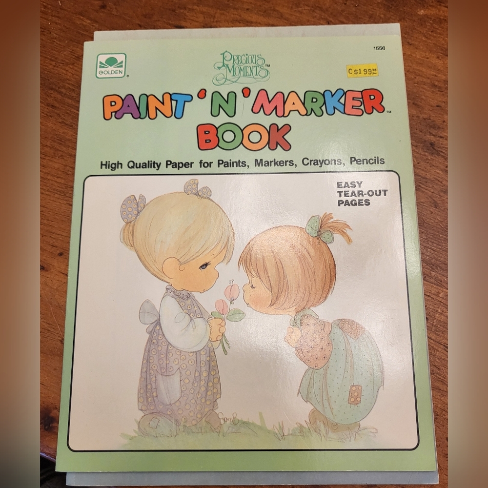 Precious Moments Coloring Book and Paint and Marker Book